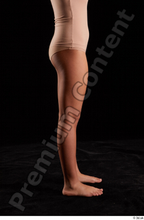 Zahara  1 flexing leg lower body side view underwear…